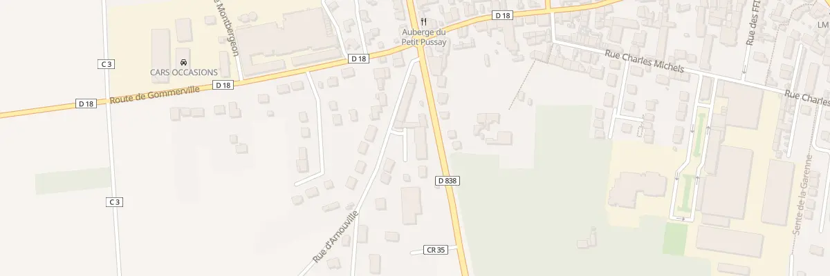Plan du 1 Rue d’Arnouville à Pussay