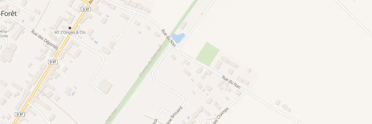 Plan du 306 Rue du Nan à Saint-Lyé-la-Forêt