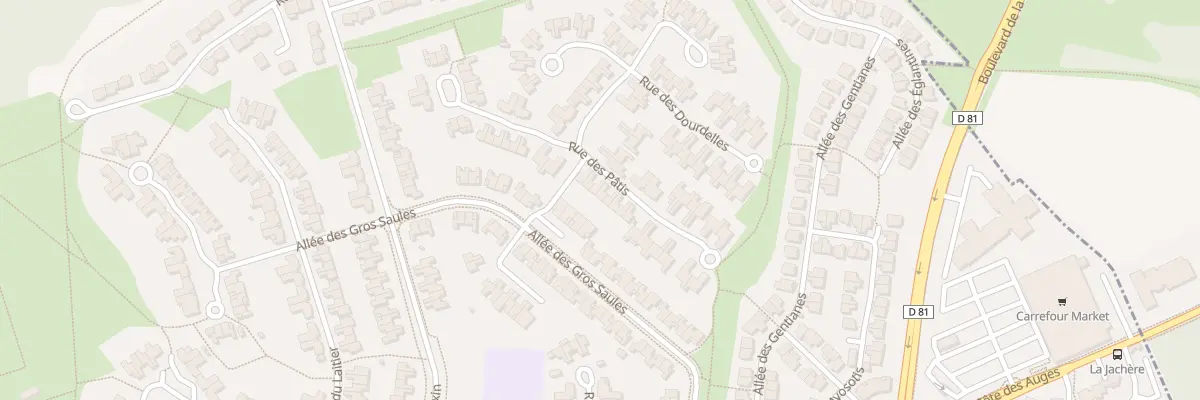Plan du 24 Rue des Patis à Menucourt