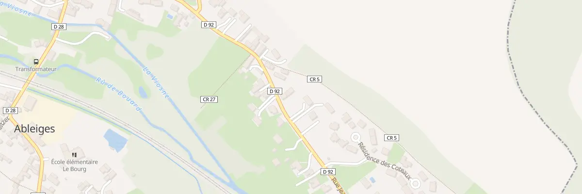 Plan du 33 Rue Jean Perrin à Ableiges