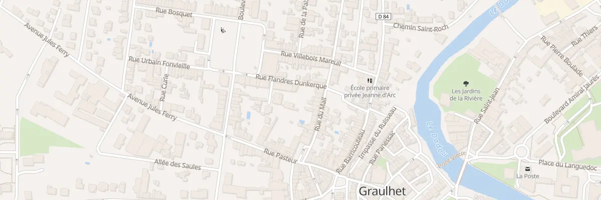 Plan du 11 Rue du Mail à Graulhet