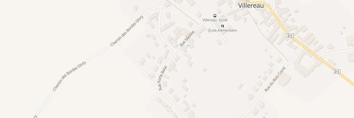 Plan du 21 Rue Porte Balai à Villereau