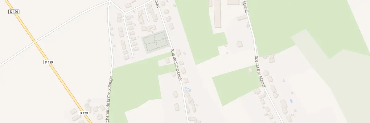Plan du 28 Rue Saint-Louis au Mesnil-Théribus