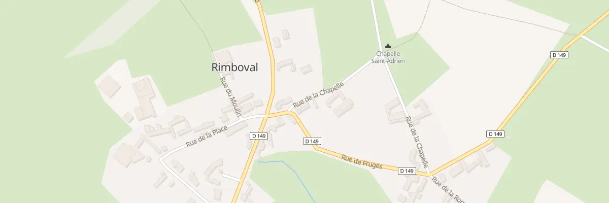 Plan du 2 Rue de la Chapelle à Rimboval