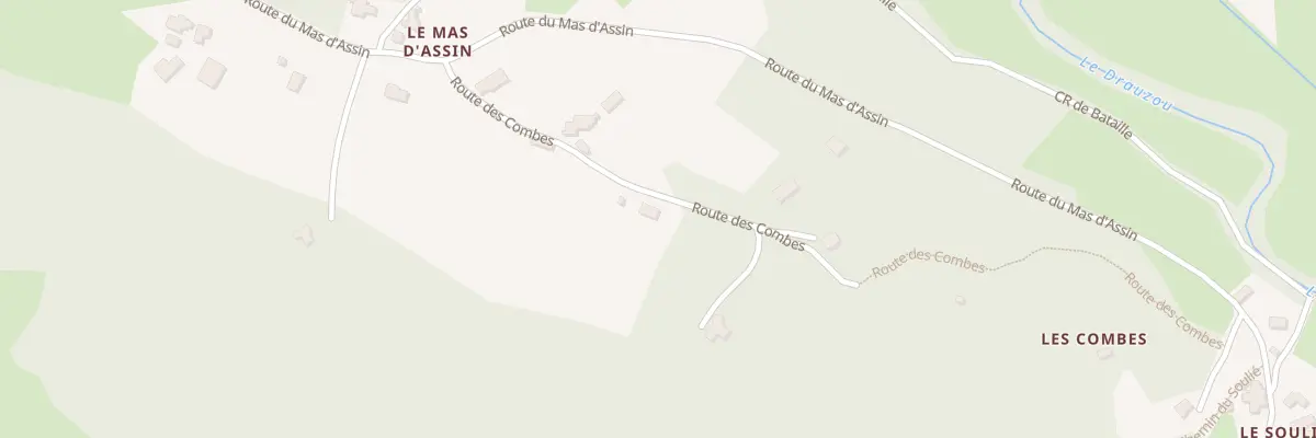 Plan du 5058B Le Mas d’Assin à Camburat