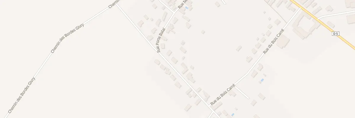 Plan du 31B Rue Porte Balai à Villereau