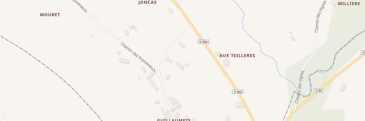 Plan du 540 Che des Guillaumets à Labessière-Candeil