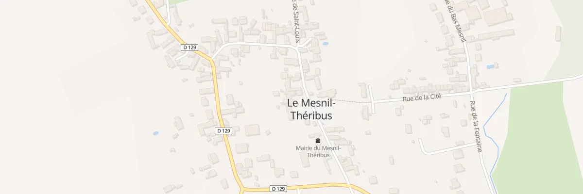 Plan du 9 Rue de la Mairie au Mesnil-Théribus