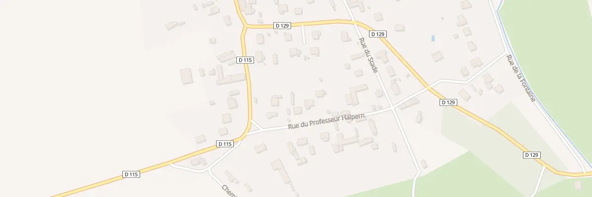 Plan du 3 Rue du Professeur Halpern au Mesnil-Théribus