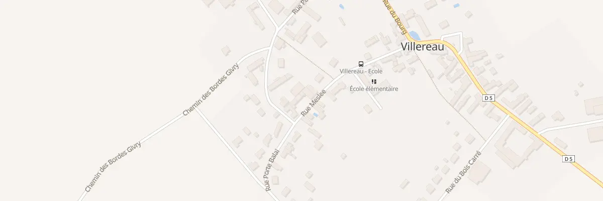 Plan du 22 Rue Meslee à Villereau