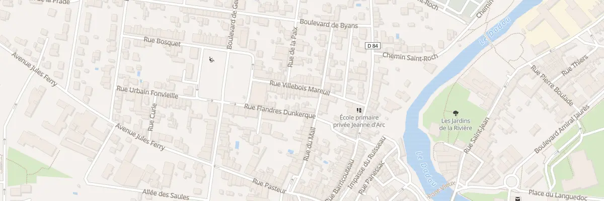 Plan du 24 Rue Villebois Mareuil à Graulhet