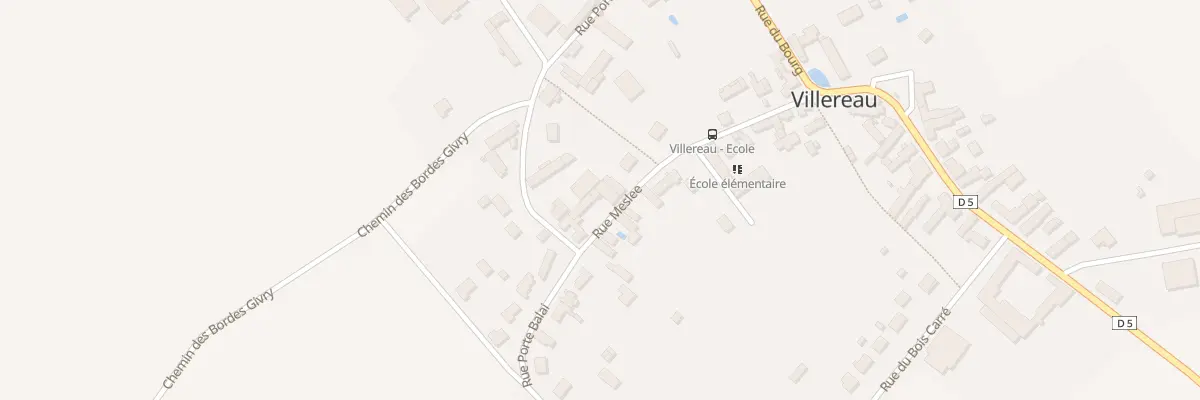 Plan du 20B Rue Meslee à Villereau
