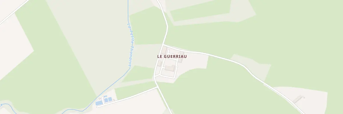 Plan du 5051 Le Gueriau à Bommiers