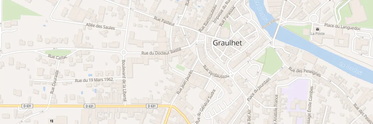 Plan du 6 Pl Jean Moulin à Graulhet