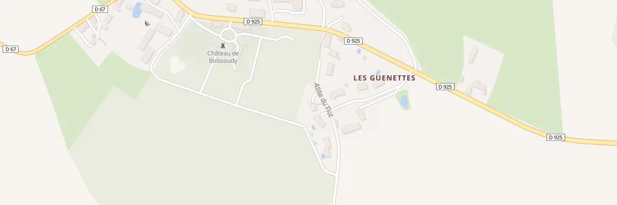 Plan du 2 Les Guenettes à Bommiers