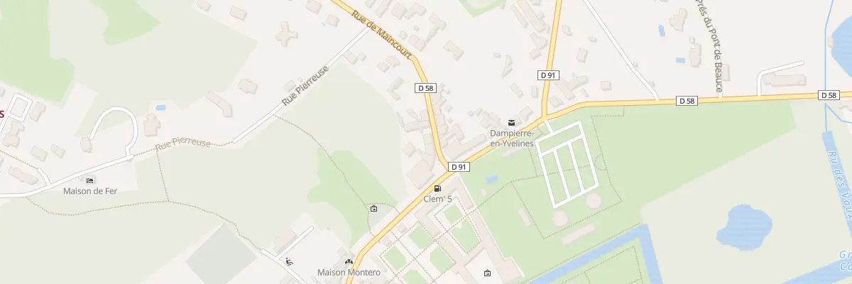 Plan du 6 Rue de Maincourt à Dampierre-en-Yvelines