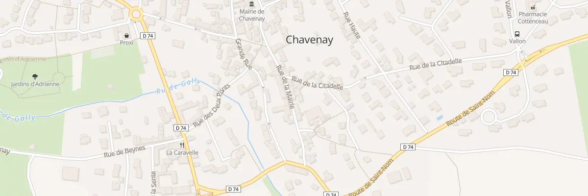 Plan du 21 Rue de la Mairie à Chavenay