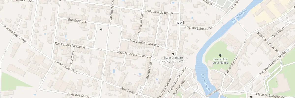 Plan du 26 Rue Villebois Mareuil à Graulhet