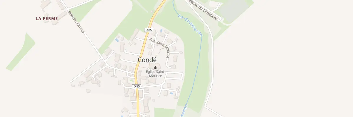 Plan du 7 Rue Saint-maurice à Condé