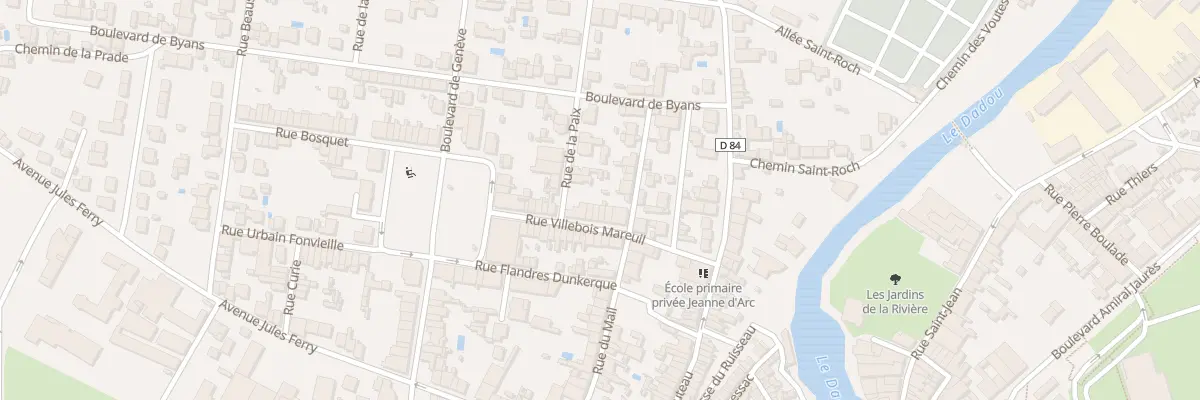 Plan du 13 Rue Villebois Mareuil à Graulhet