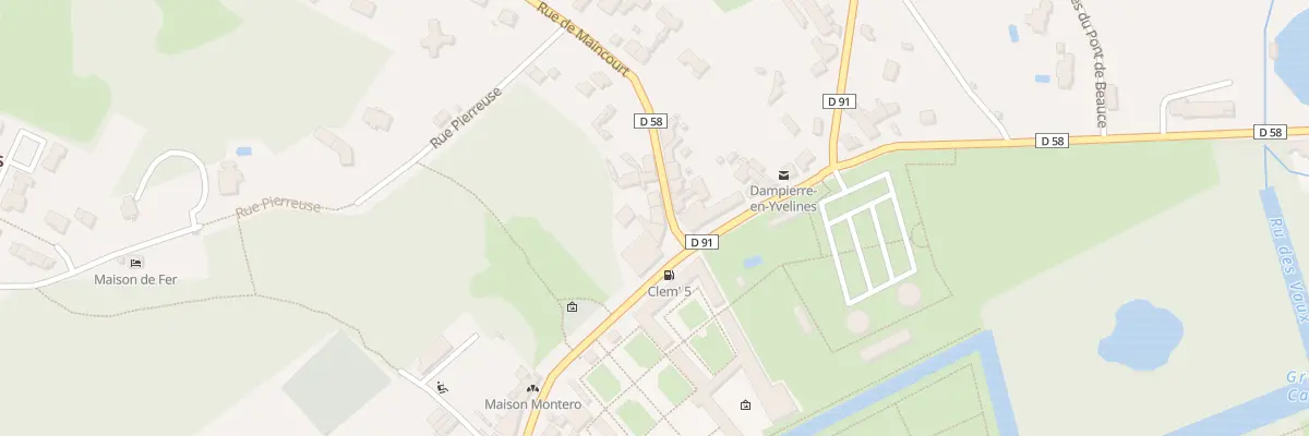 Plan du 4 Rue de Maincourt à Dampierre-en-Yvelines