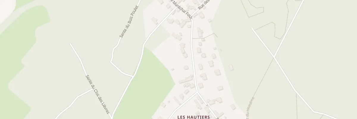 Plan du 43 Rue du Maréchal Foch à Marines