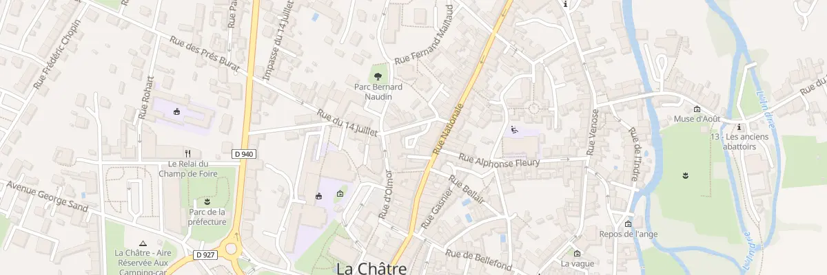Plan du 1 Rue d’Olmor à La Châtre