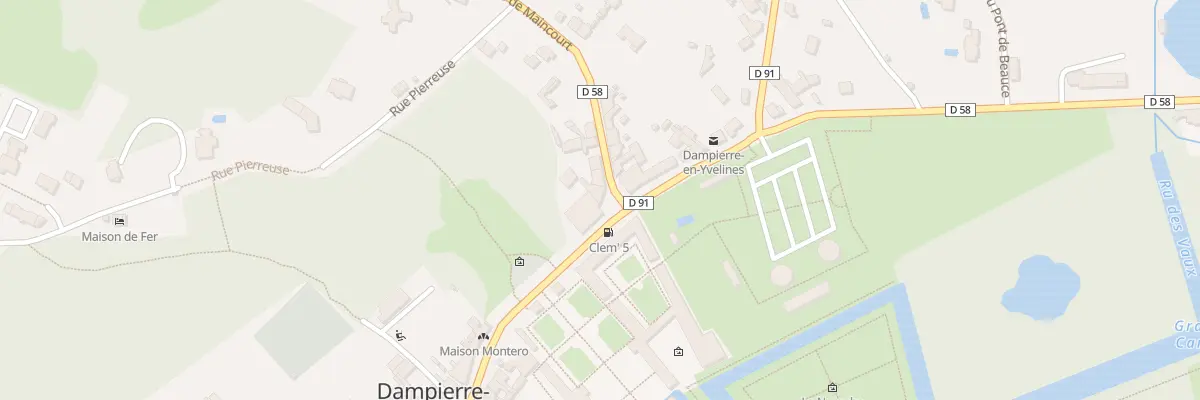 Plan du 2 Rue de Maincourt à Dampierre-en-Yvelines