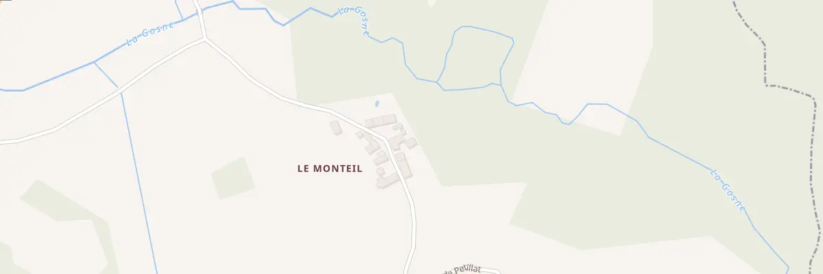 Plan du 5235 Le Monteil à Saint-Georges-la-Pouge