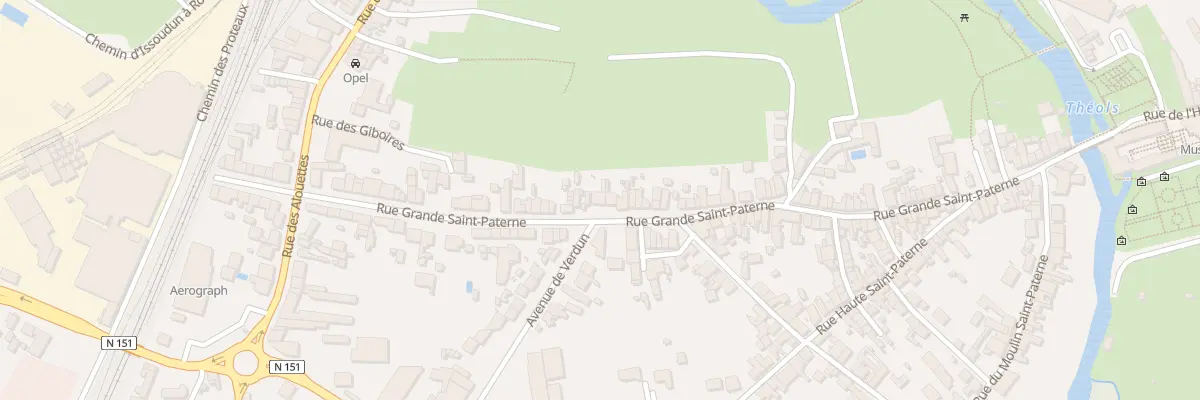 Plan du 98 Rue Grande Saint-Paterne à Issoudun