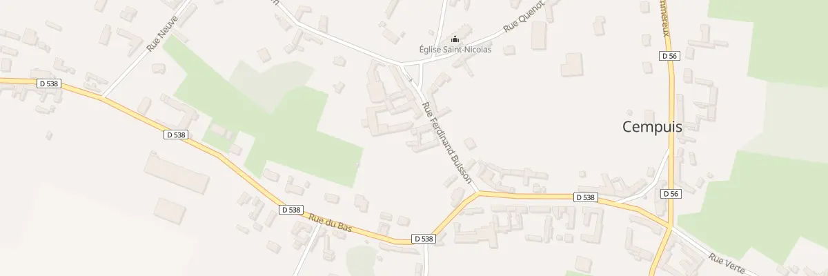Plan du 8 Rue Ferdinand Buisson à Cempuis