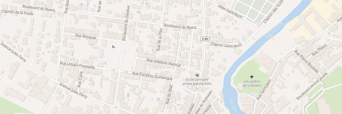 Plan du 17 Rue Villebois Mareuil à Graulhet