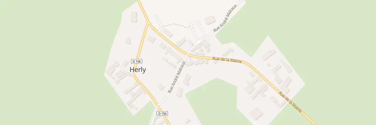 Plan du 13 Rue de la Mairie à Herly