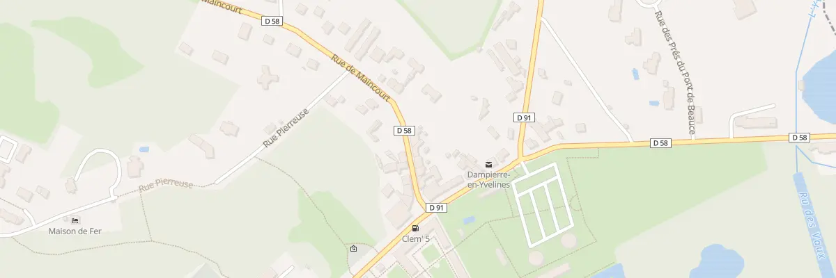 Plan du 9 Rue de Maincourt à Dampierre-en-Yvelines