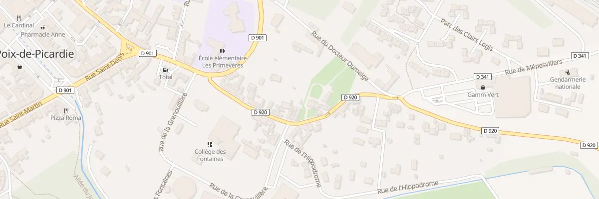 Plan du 33 Rue Notre-dame à Poix-de-Picardie
