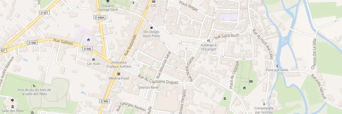 Plan du 1 Rue Jules Sandeau à La Châtre