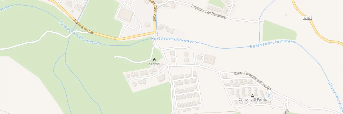 Plan du 1 Che de la Foret à Osséja