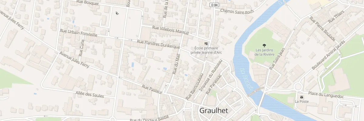 Plan du 12 Rue du Mail à Graulhet