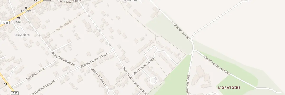 Plan du 13 Rue Claude Mantel à Marines