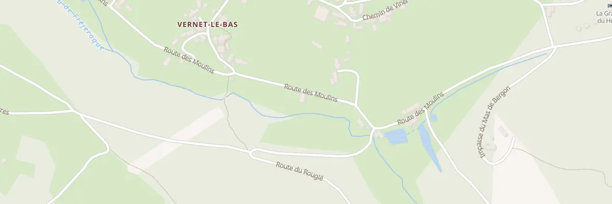 Plan du 5164 Pres de Vernet à Balaguier-d’Olt