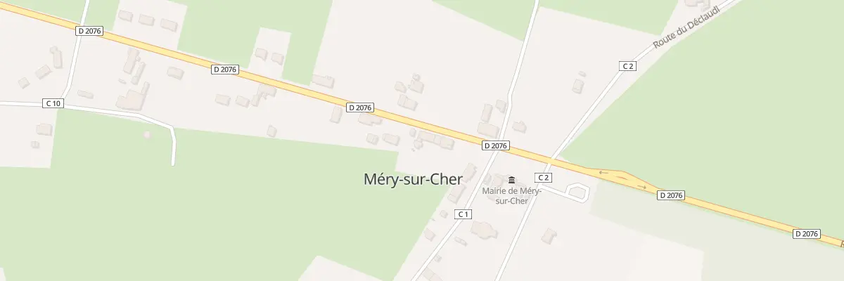 Plan du 307 Rte de Tours à Méry-sur-Cher