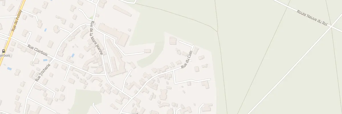 Plan du 11 Rue du Coin à Feucherolles