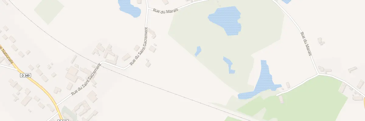 Plan du 334 Rue St Sacrement à Raye-sur-Authie