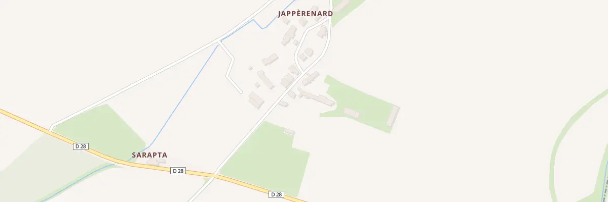 Plan du 2 Japperenard à Saint-Pierre-de-Jards