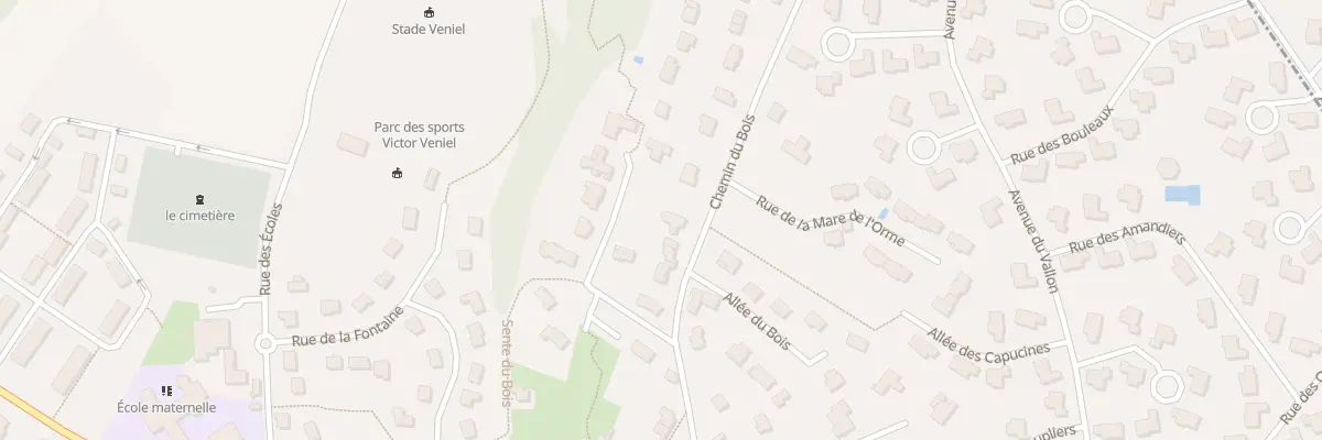 Plan du 3B Che du Bois à Chavenay