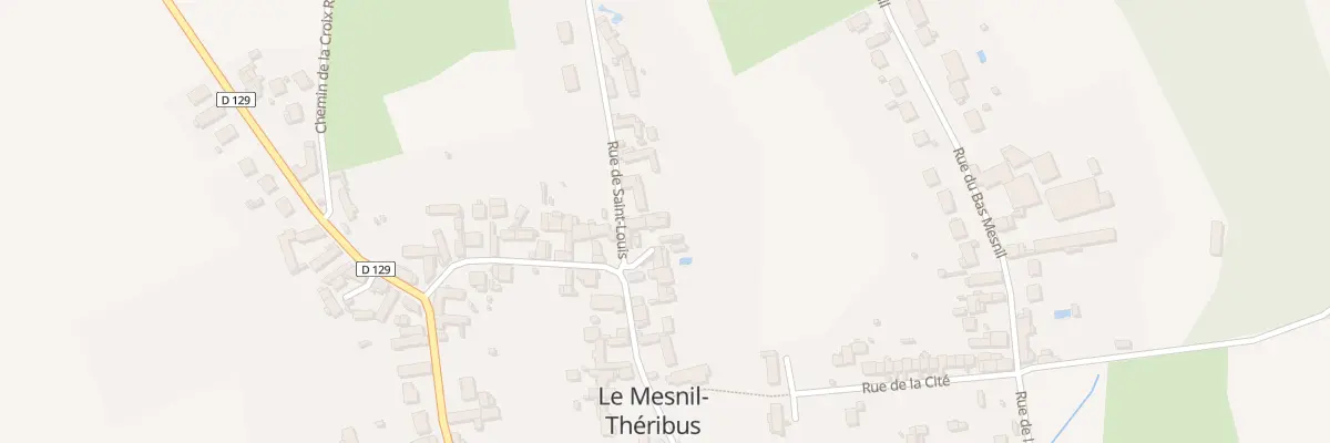Plan du 2 Rue Saint-Louis au Mesnil-Théribus
