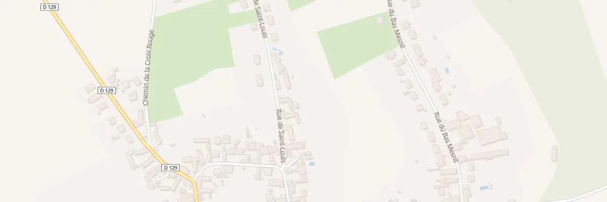 Plan du 14 Rue Saint-Louis au Mesnil-Théribus