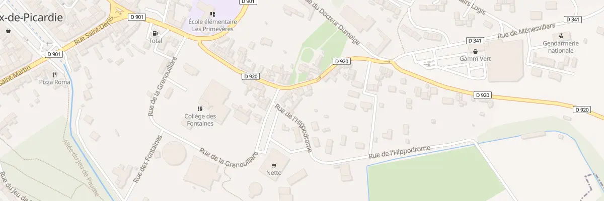 Plan du 18 Rue Notre-dame à Poix-de-Picardie