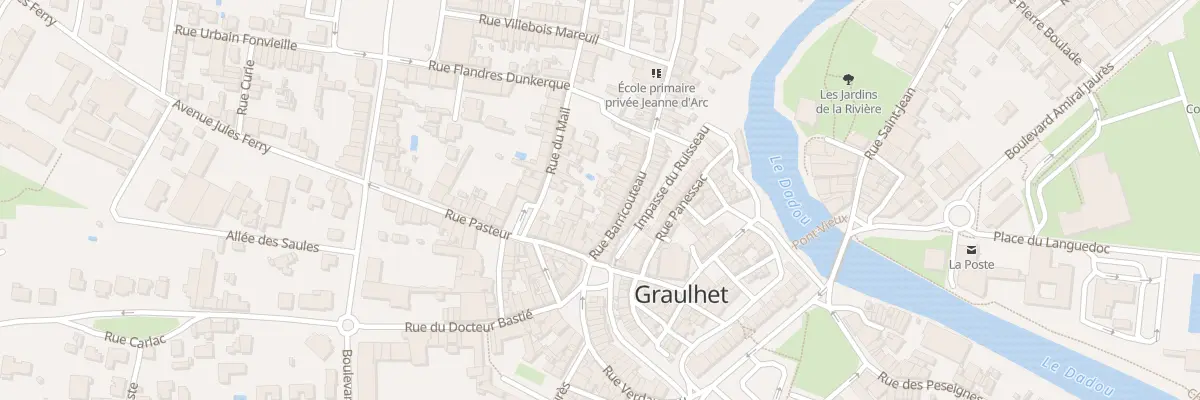 Plan du 11 Rue Barricouteau à Graulhet