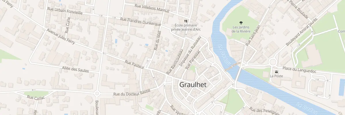 Plan du 13 Rue Barricouteau à Graulhet